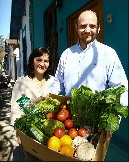 Delivery de frutas y verduras orgánicas